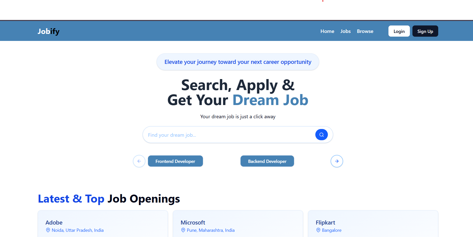 Jobify Project